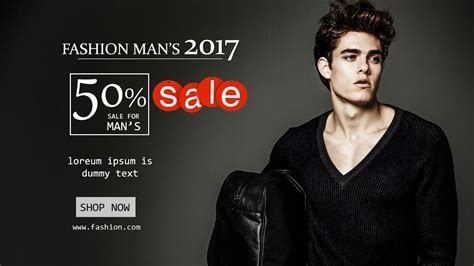 Men's Clothing Store Banner